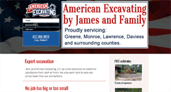 Desktop Screenshot of americanexcavatingllc.com